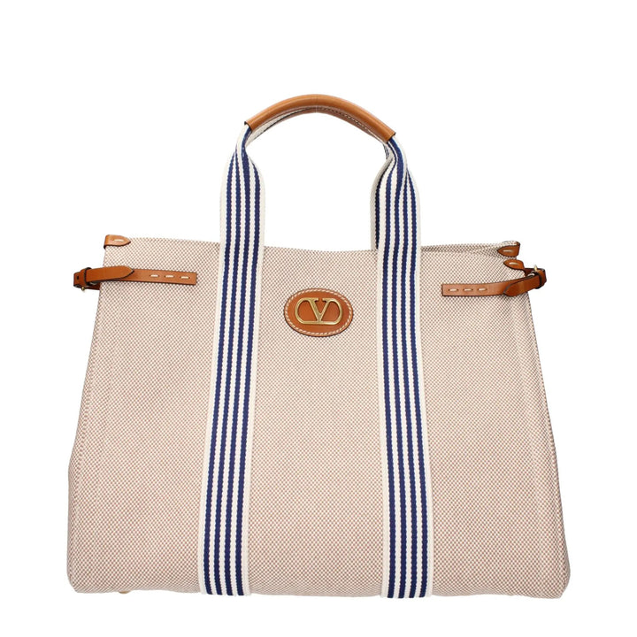 Valentino Garavani Beige Fabric Handbag