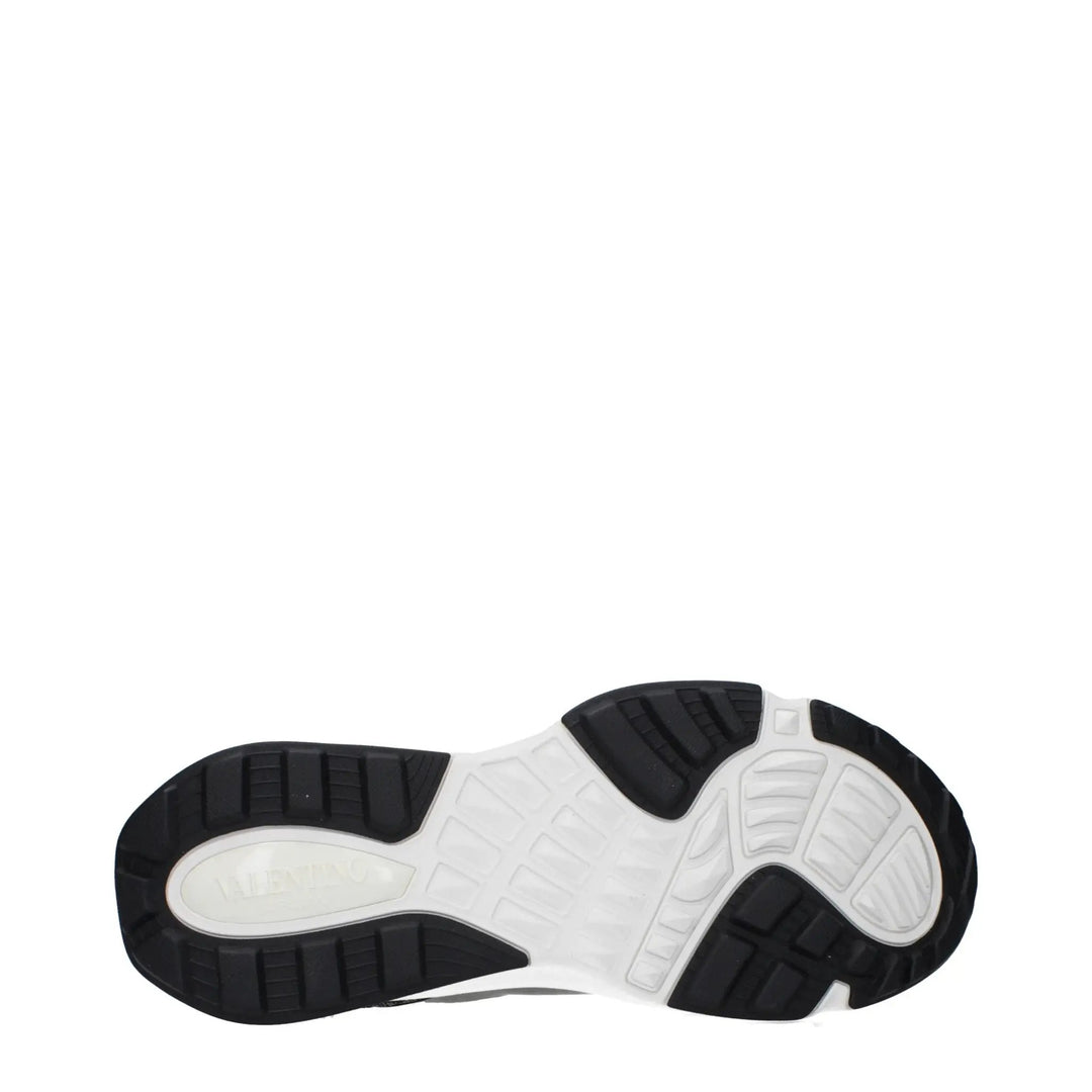 Valentino Garavani Gray Fabric Athletic Sneakers