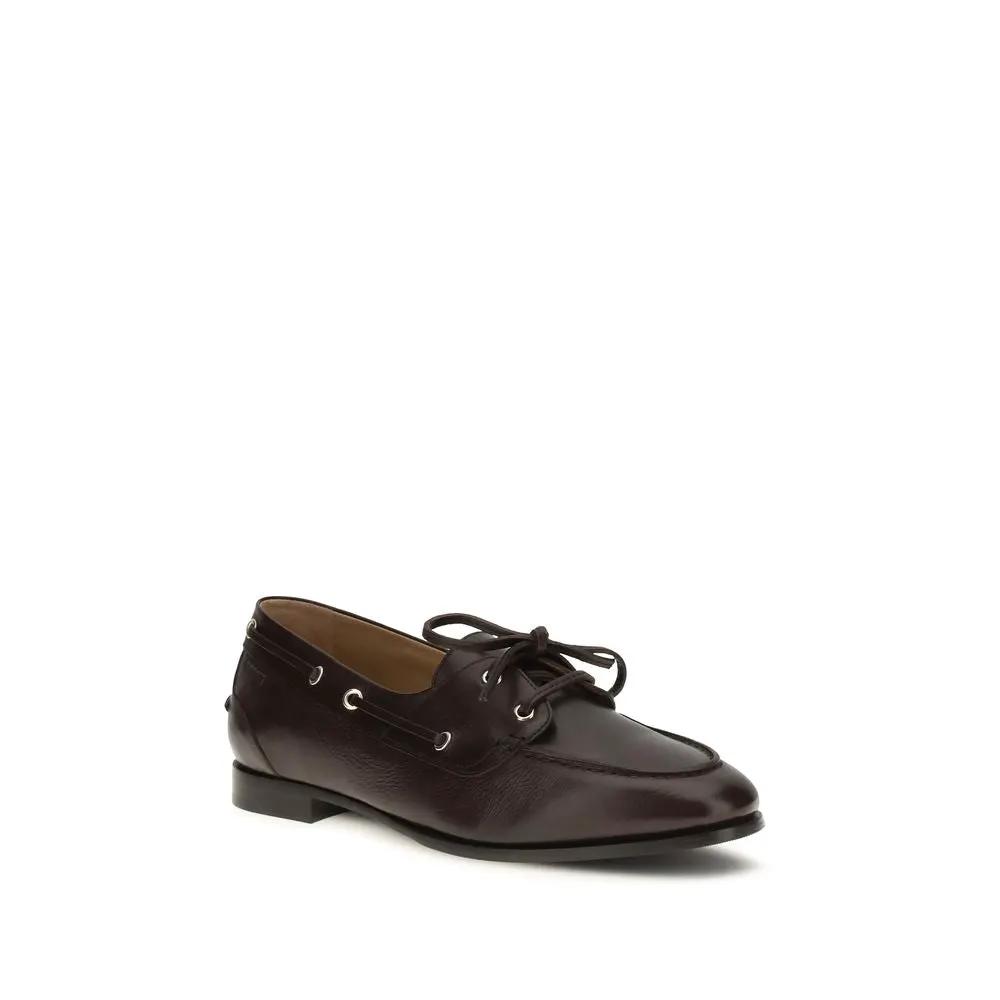 Bally Sample Sale | Bally Brown Calf Leather Bos Taurus Slip-On Loafers - | Designer outlet