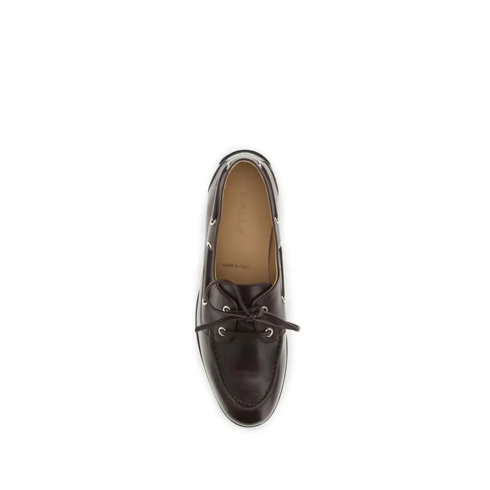 Bally Sample Sale | Bally Brown Calf Leather Bos Taurus Slip-On Loafers - | Designer outlet