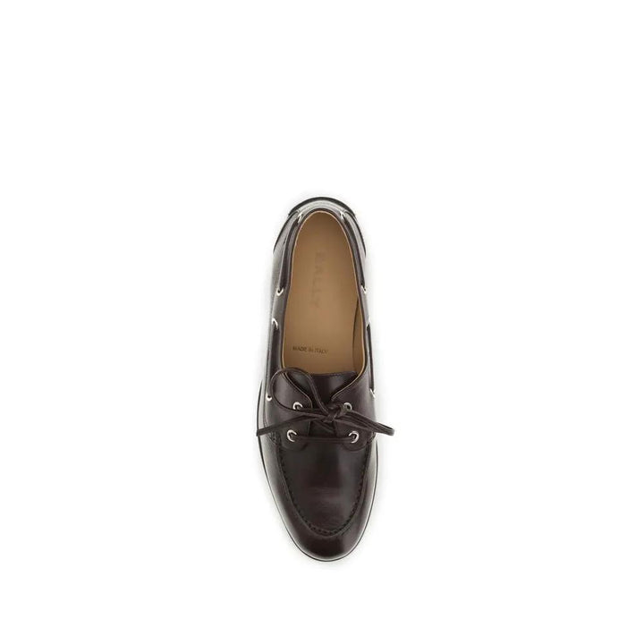 Bally Sample Sale | Bally Brown Calf Leather Bos Taurus Slip-On Loafers - | Designer outlet