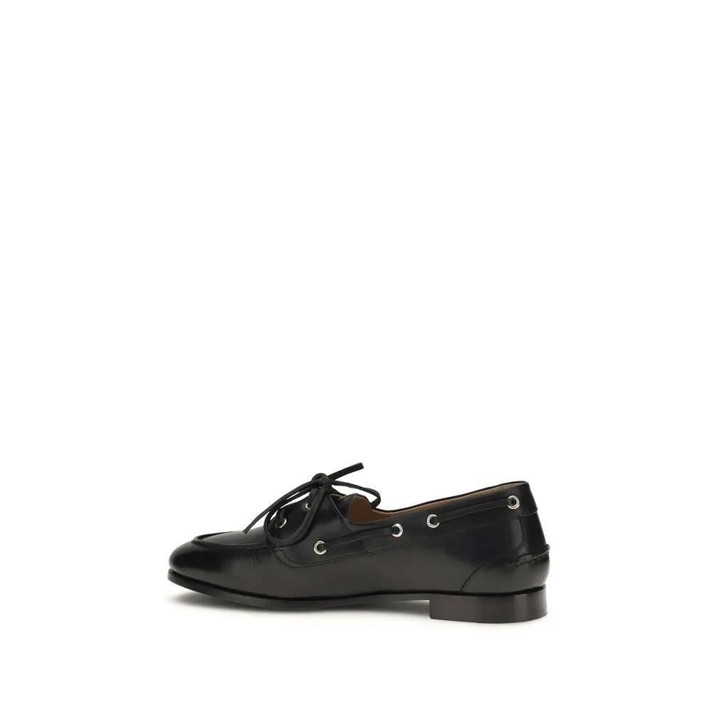 Bally Sample Sale | Bally Black Calf Leather Bos Taurus Slip-On Loafers - | Designer outlet
