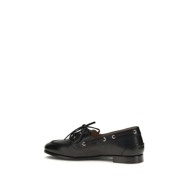 Bally Sample Sale | Bally Black Calf Leather Bos Taurus Slip-On Loafers - | Designer outlet