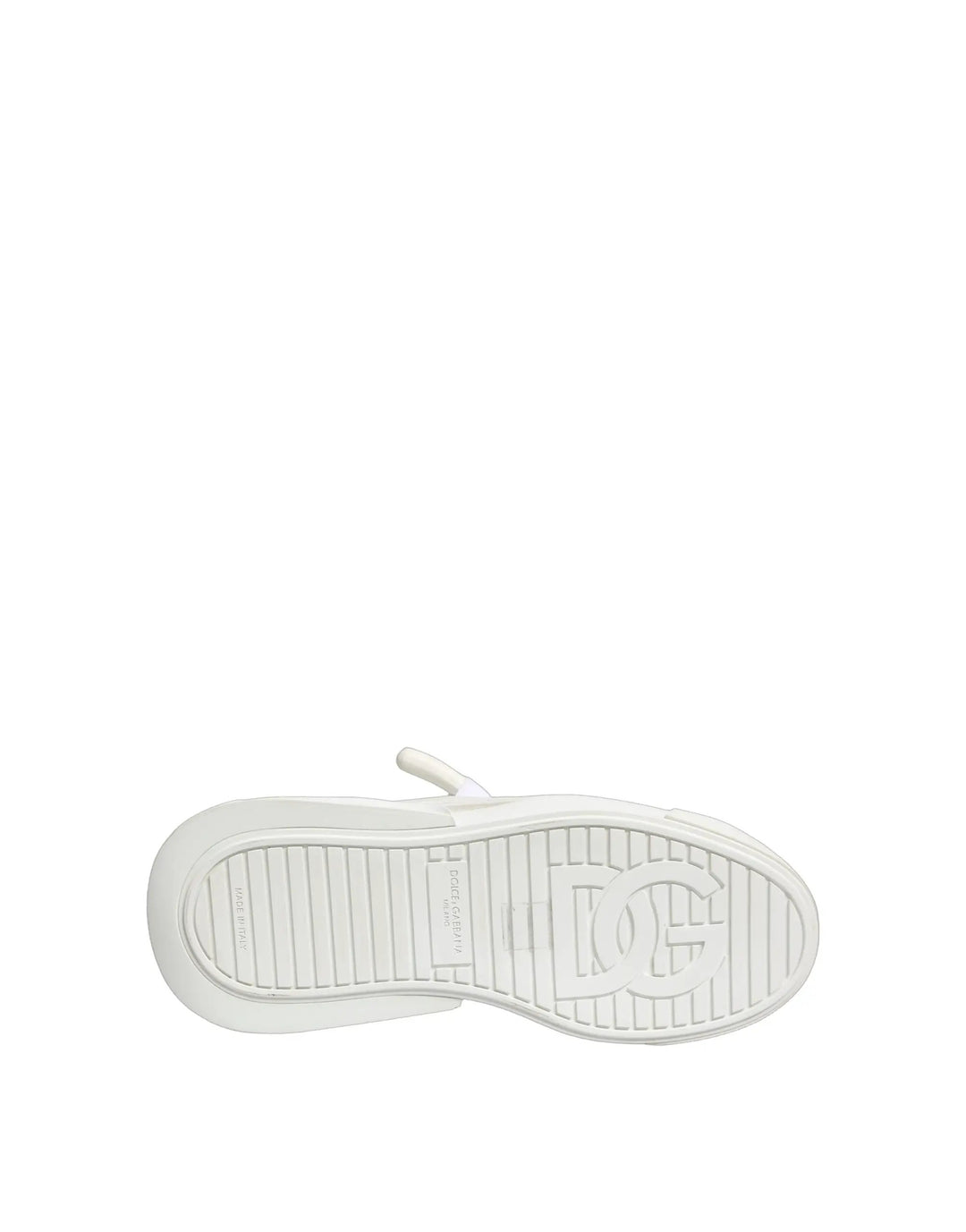 Dolce &amp; Gabbana Sample Sale | Dolce &amp; Gabbana White Calfskin Leather Low Top Sneakers Shoes - | Designer outlet
