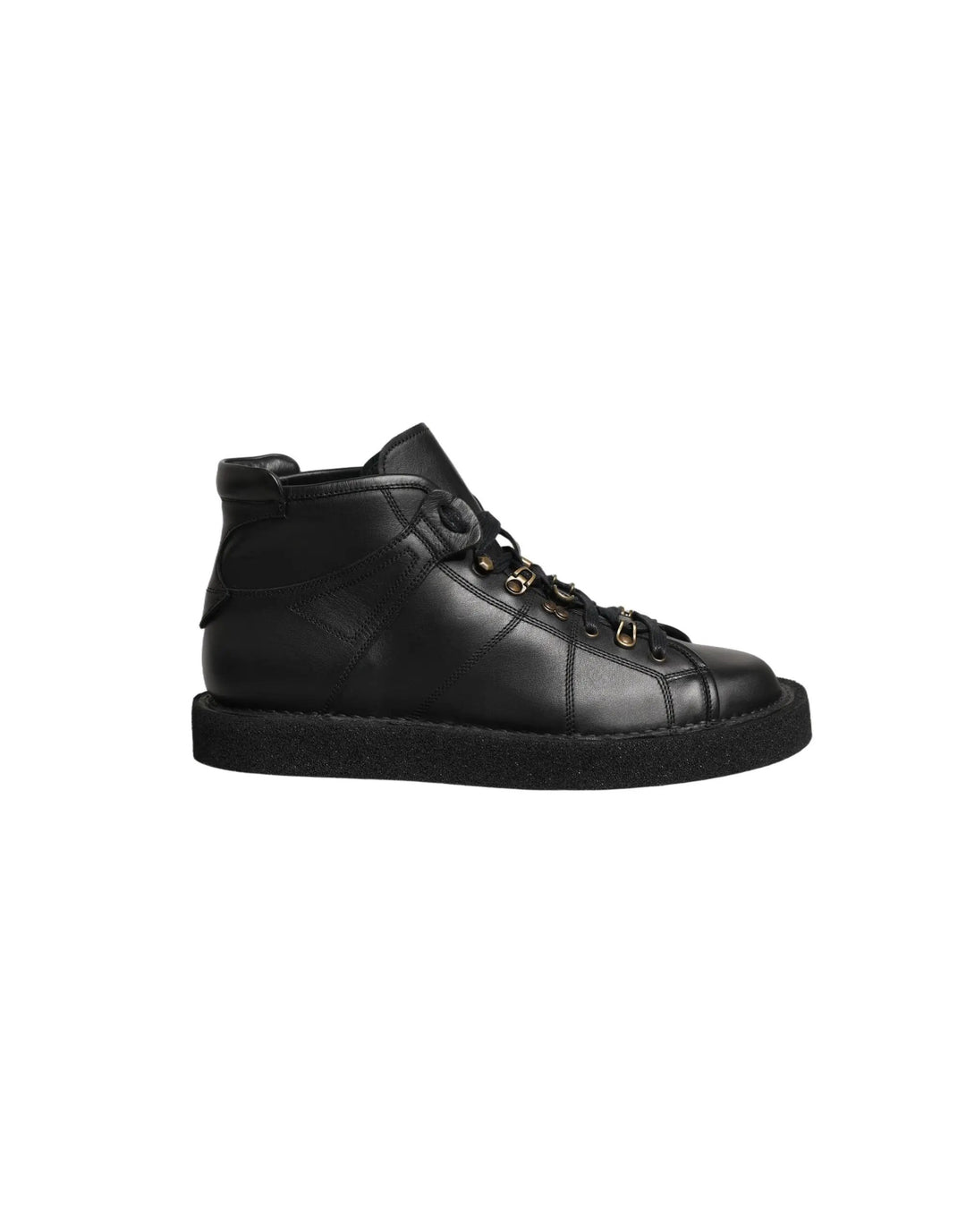Dolce &amp; Gabbana Sample Sale | Dolce &amp; Gabbana Black Leather Lace Up Men Ankle Boots Shoes - | Designer outlet