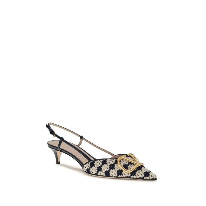 Valentino Garavani Sample Sale | Valentino Garavani Multicolor Goatskin Mid Heel Pumps - | Designer outlet