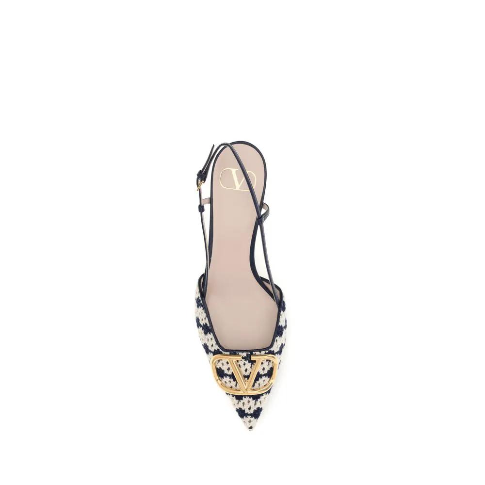 Valentino Garavani Sample Sale | Valentino Garavani Multicolor Goatskin Mid Heel Pumps - | Designer outlet