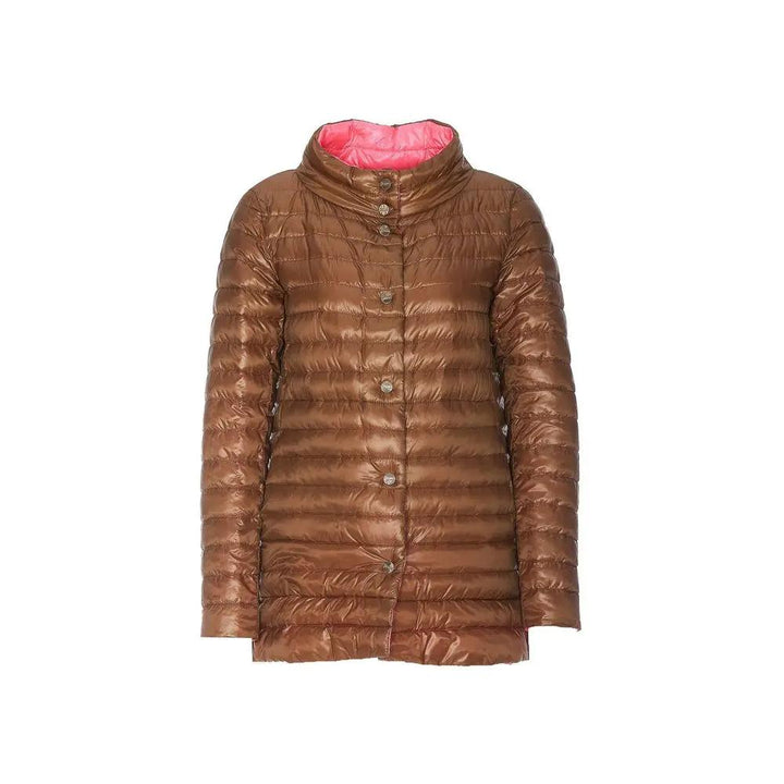 Herno Sample Sale | Herno Brown Polyamide Coat - | Designer outlet