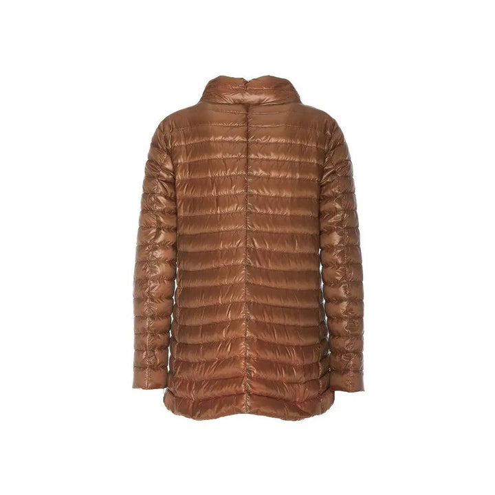 Herno Sample Sale | Herno Brown Polyamide Coat - | Designer outlet
