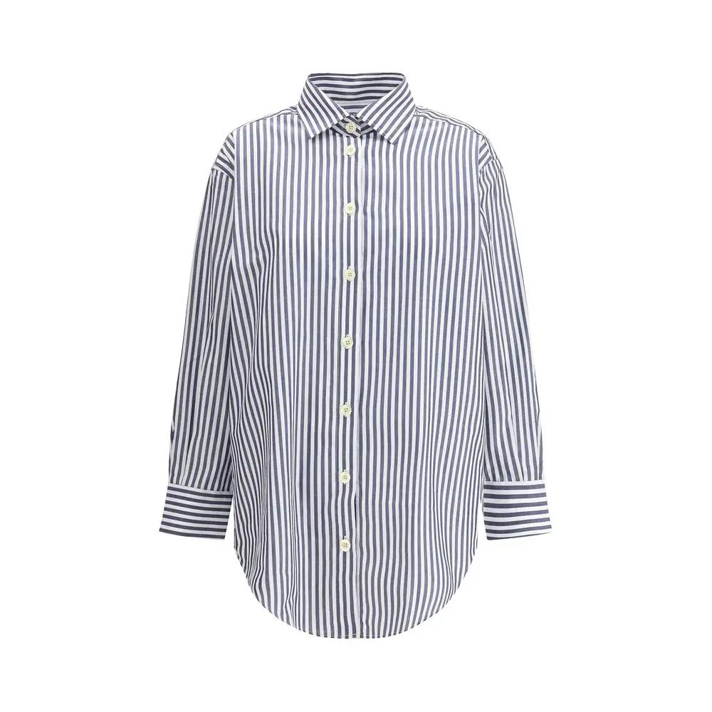 Deperlu Sample Sale | Deperlu Blue Cotton Shirt - | Designer outlet
