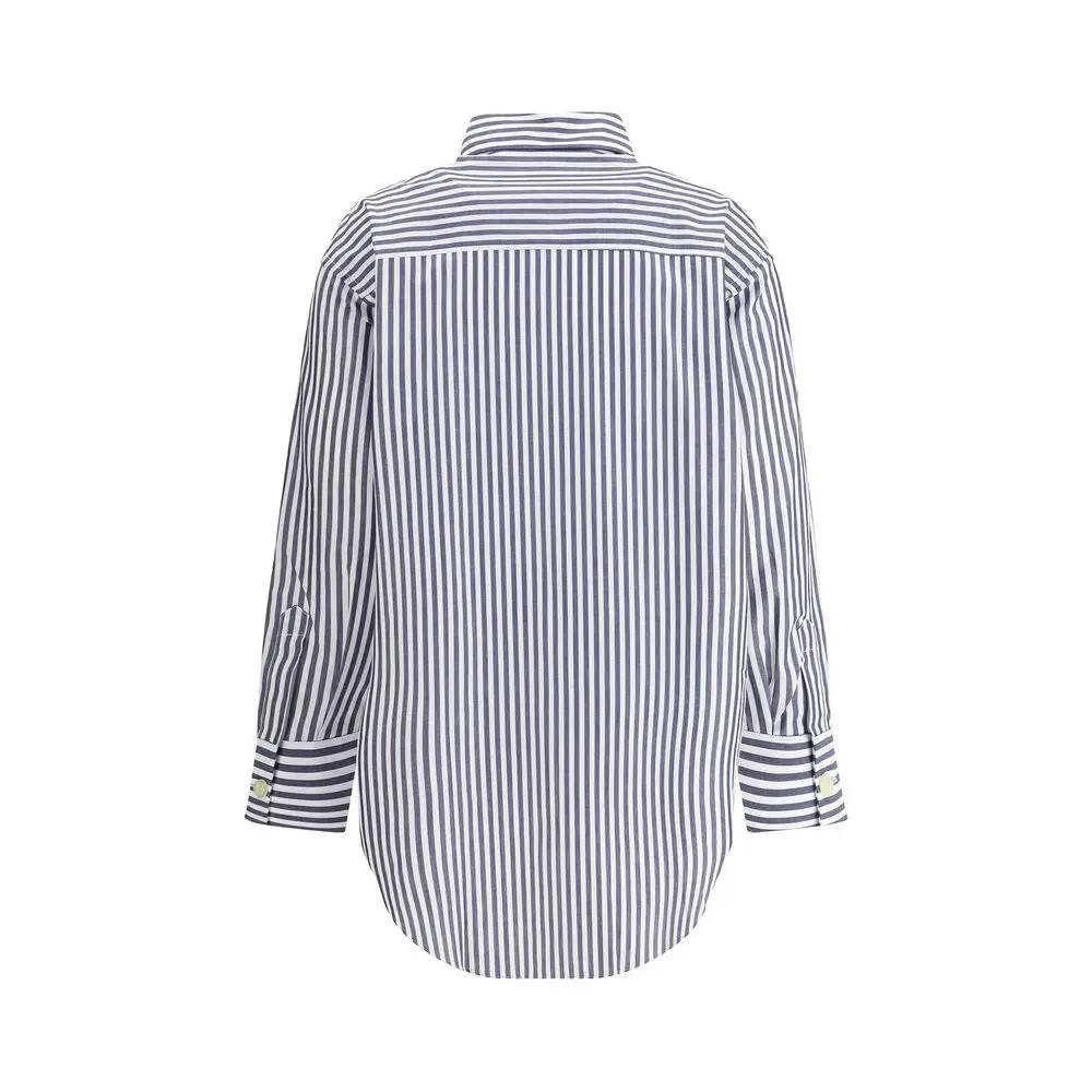 Deperlu Sample Sale | Deperlu Blue Cotton Shirt - | Designer outlet