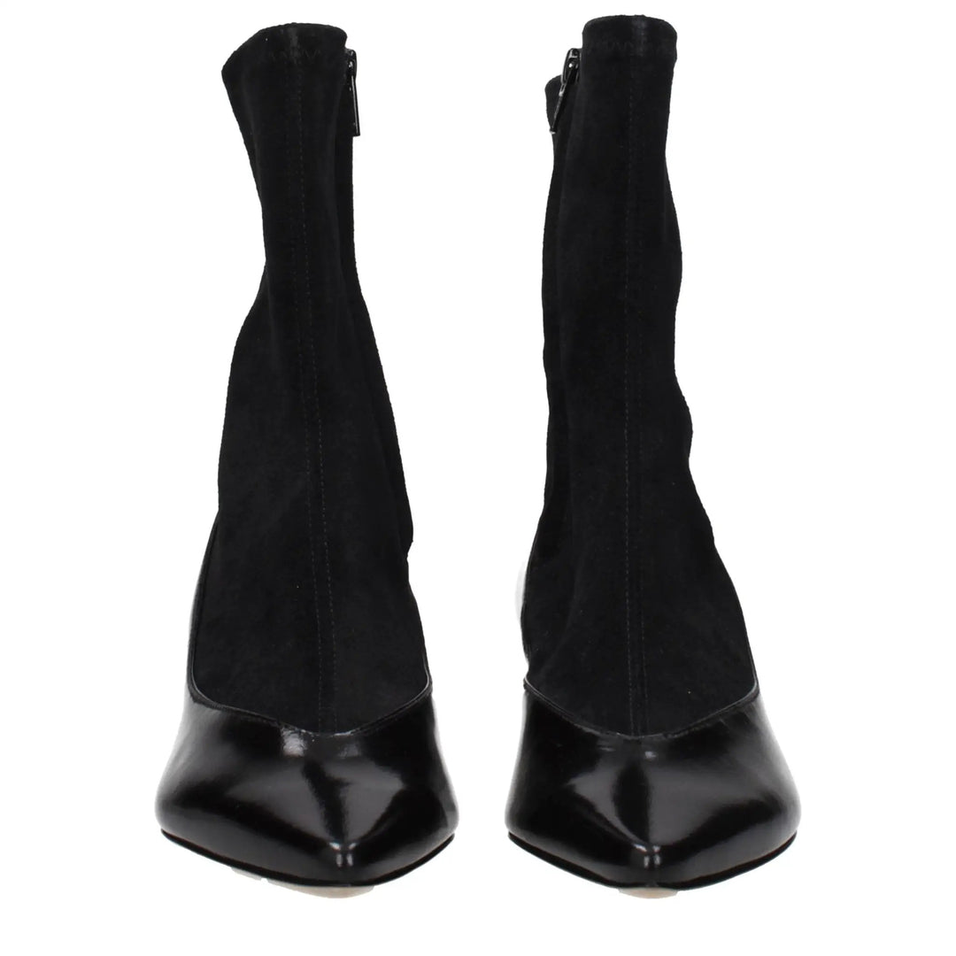 Jacquemus Sample Sale | Jacquemus Black Leather Ankle Boots - | Designer outlet