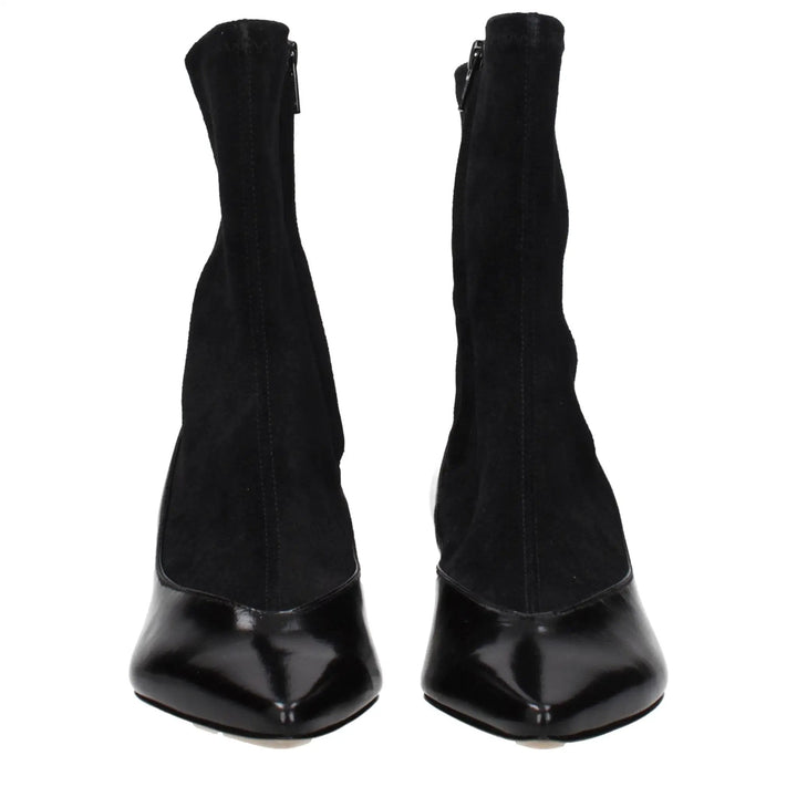 Jacquemus Sample Sale | Jacquemus Black Leather Ankle Boots - | Designer outlet