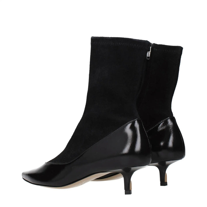 Jacquemus Sample Sale | Jacquemus Black Leather Ankle Boots - | Designer outlet