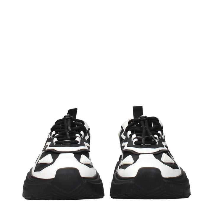 Dolce &amp; Gabbana Sample Sale | Dolce &amp; Gabbana White Leather Chunky Sneakers - | Designer outlet
