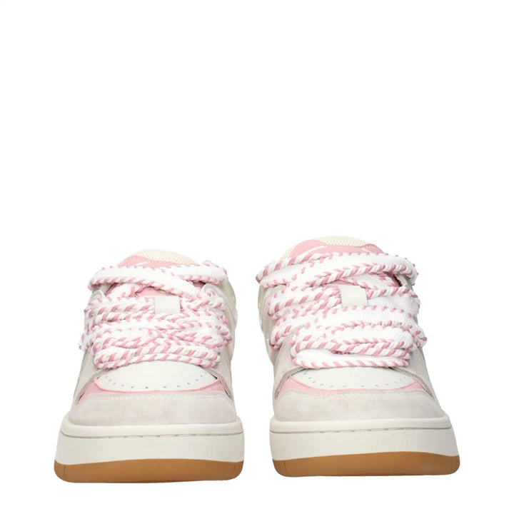 Barrow Sample Sale | Barrow White Leather Low Top Sneakers - | Designer outlet