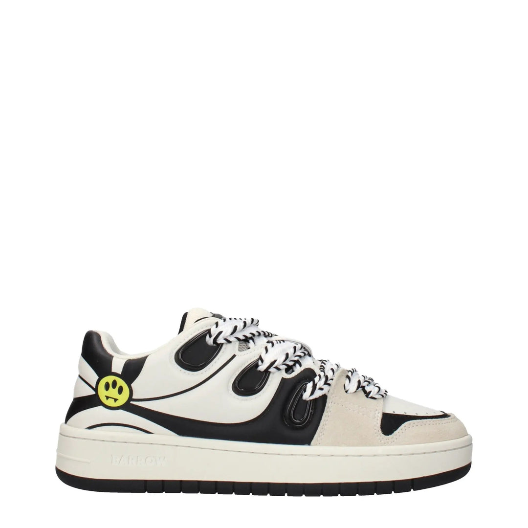 Barrow Sample Sale | Barrow Beige Leather Low Top Sneakers - | Designer outlet