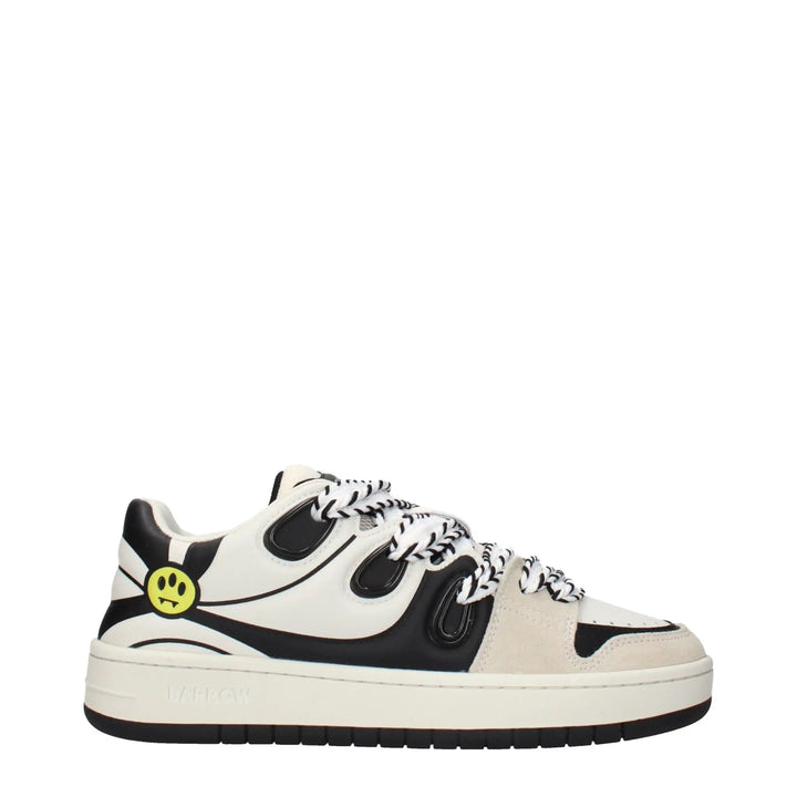 Barrow Sample Sale | Barrow Beige Leather Low Top Sneakers - | Designer outlet