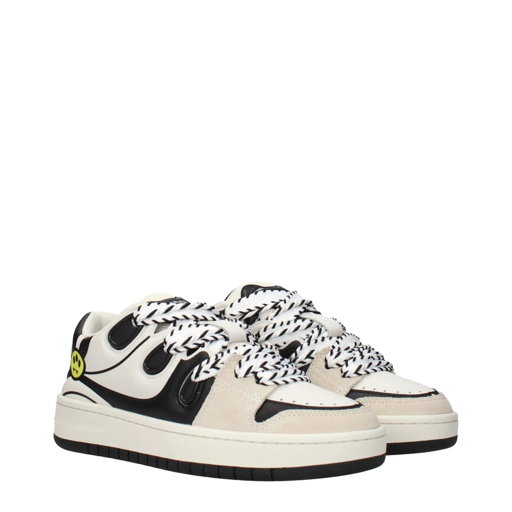 Barrow Sample Sale | Barrow Beige Leather Low Top Sneakers - | Designer outlet