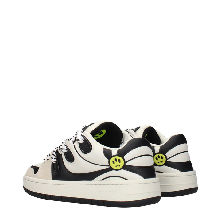 Barrow Sample Sale | Barrow Beige Leather Low Top Sneakers - | Designer outlet