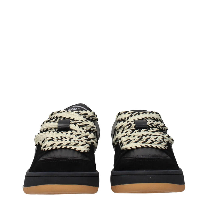 Barrow Sample Sale | Barrow Black Leather Low Top Sneakers - | Designer outlet