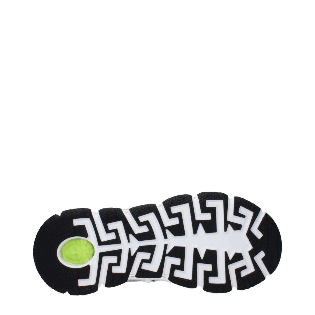 Versace Sample Sale | Versace Gray Fabric Athletic Sneakers - | Designer outlet