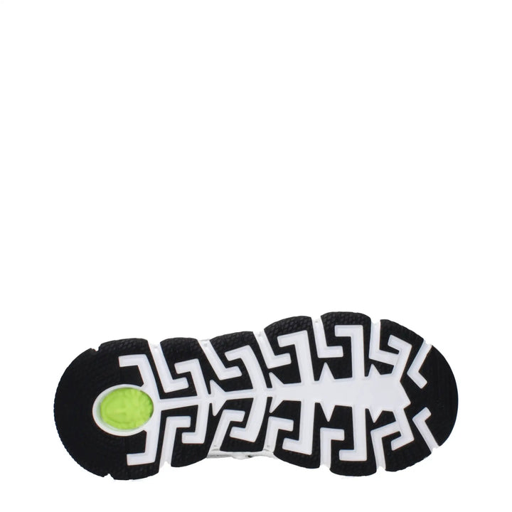 Versace Sample Sale | Versace Gray Fabric Athletic Sneakers - | Designer outlet