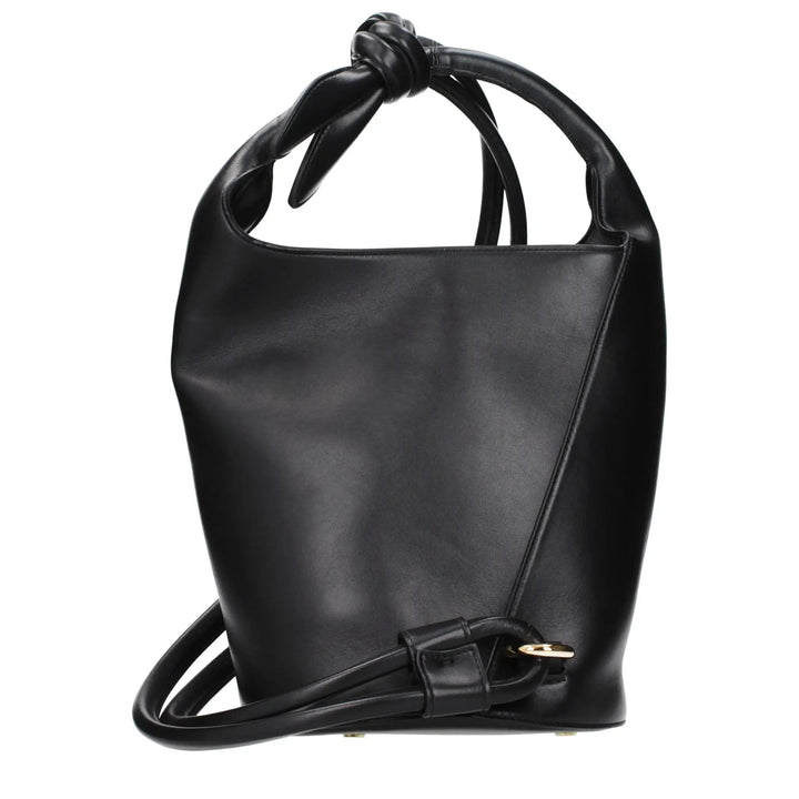 Jacquemus Sample Sale | Jacquemus Black Leather Crossbody Bag - | Designer outlet