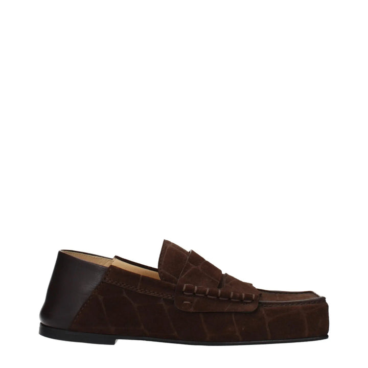 Jacquemus Sample Sale | Jacquemus Brown Leather Slip-On Loafers - | Designer outlet