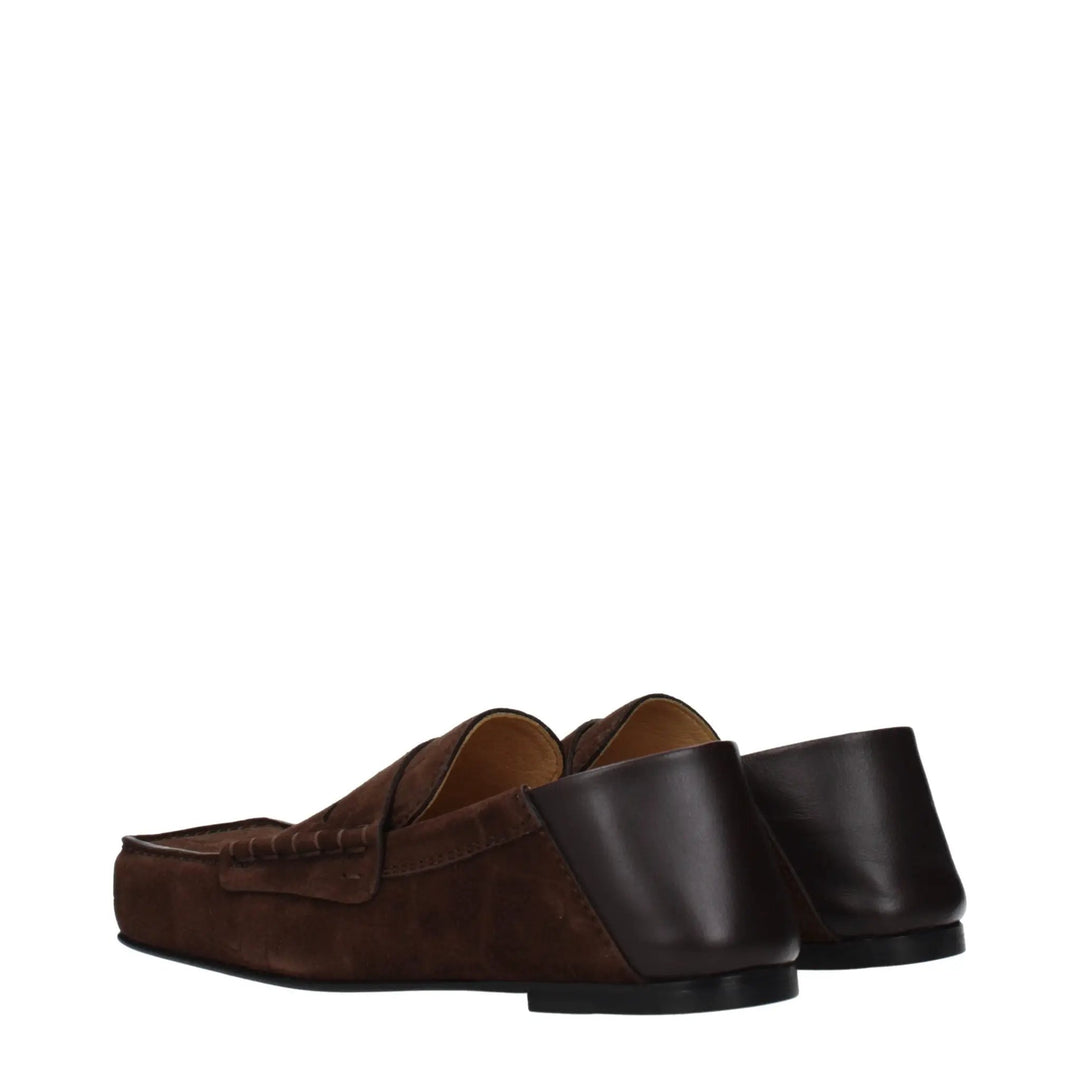 Jacquemus Sample Sale | Jacquemus Brown Leather Slip-On Loafers - | Designer outlet
