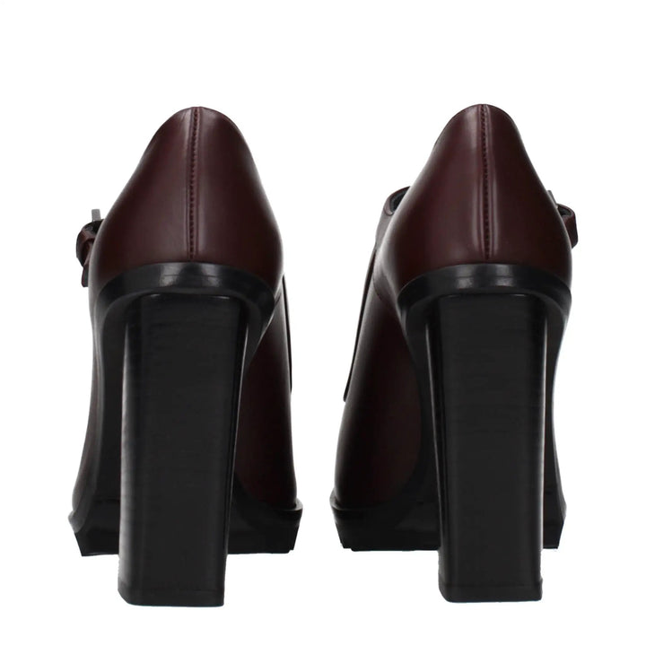 Max Mara Sample Sale | Max Mara Brown Leather High Heel Pumps - | Designer outlet