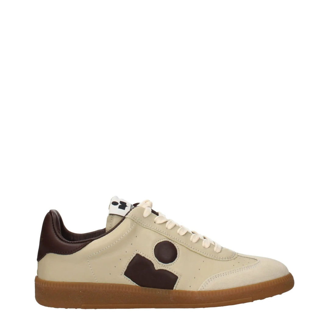 Isabel Marant Sample Sale | Isabel Marant Beige Leather Low Top Sneakers - | Designer outlet