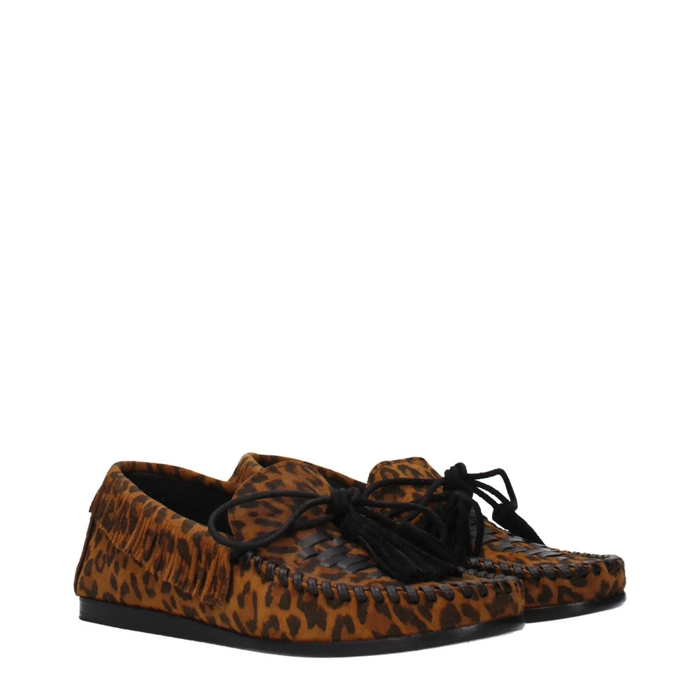 Isabel Marant Sample Sale | Isabel Marant Brown Leather Slip-On Loafers - | Designer outlet