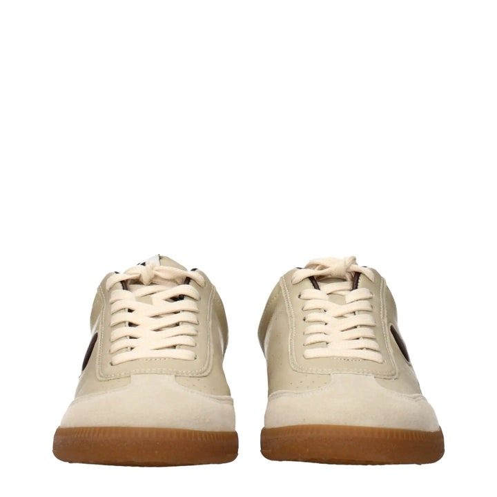 Isabel Marant Sample Sale | Isabel Marant Beige Leather Low Top Sneakers - | Designer outlet