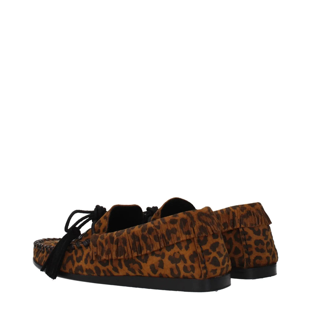 Isabel Marant Sample Sale | Isabel Marant Brown Leather Slip-On Loafers - | Designer outlet
