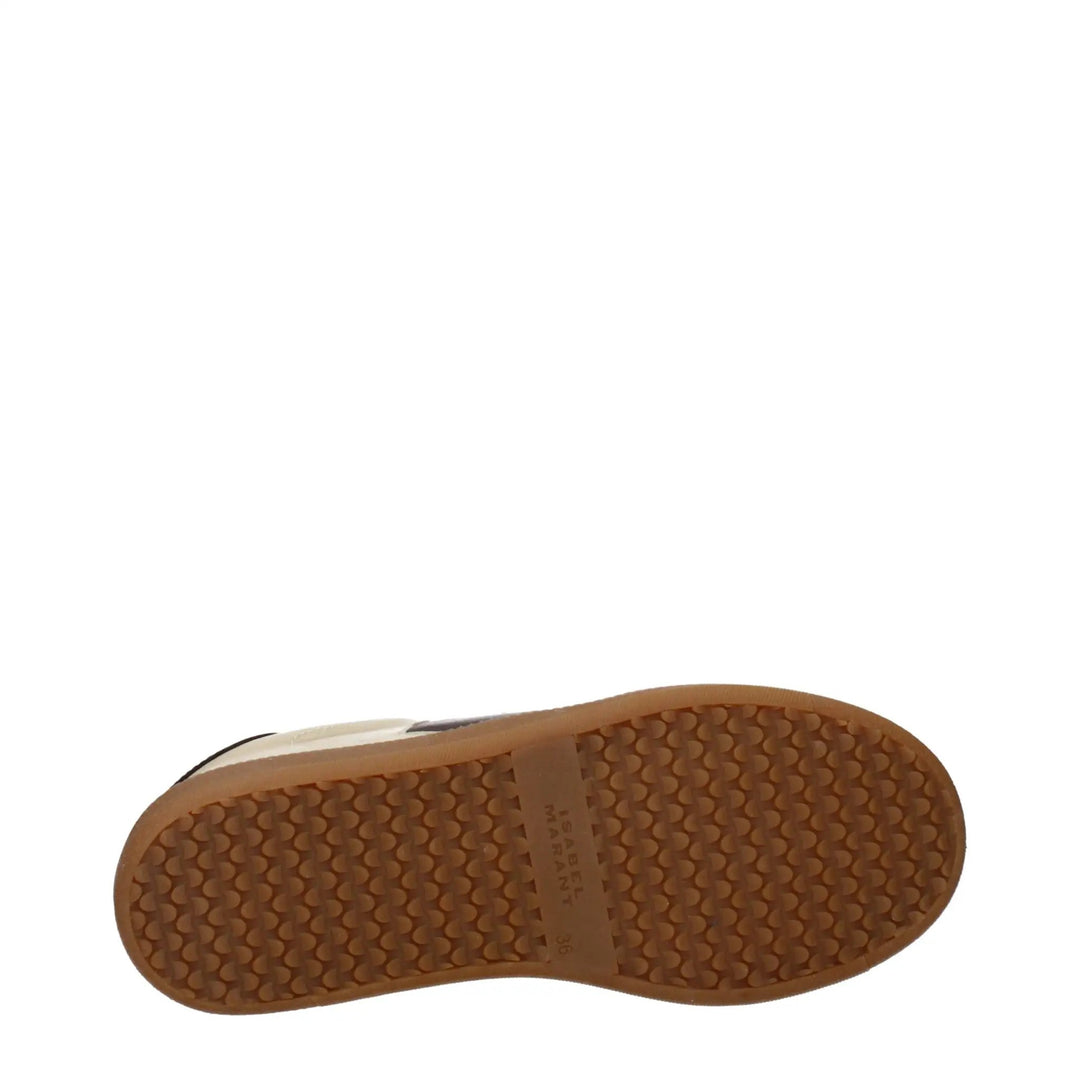 Isabel Marant Sample Sale | Isabel Marant Beige Leather Low Top Sneakers - | Designer outlet