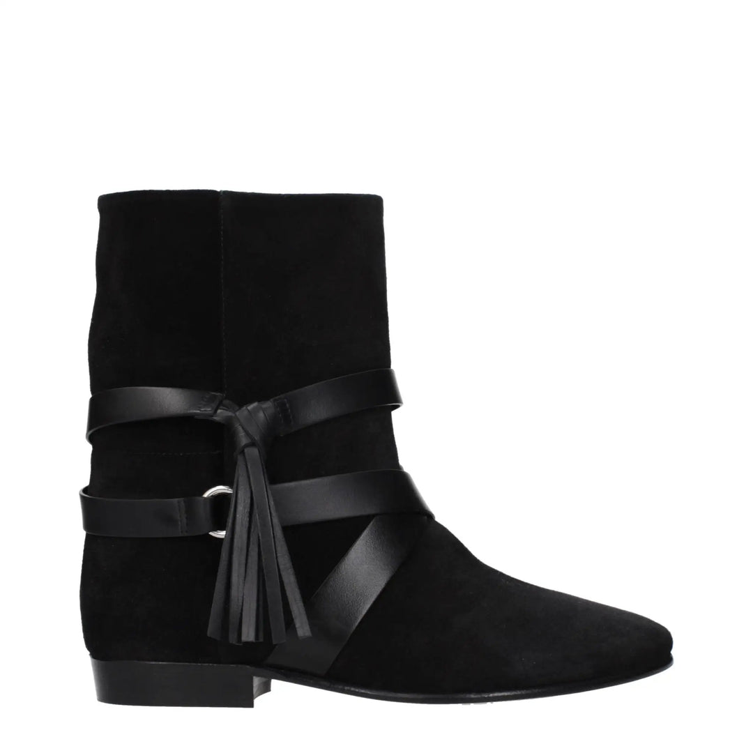Isabel Marant Sample Sale | Isabel Marant Black Leather Ankle Boots - | Designer outlet