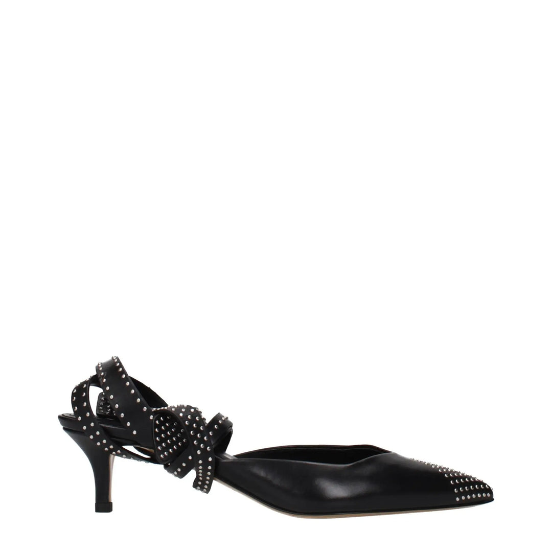 Isabel Marant Sample Sale | Isabel Marant Black Leather High Heel Pumps - | Designer outlet
