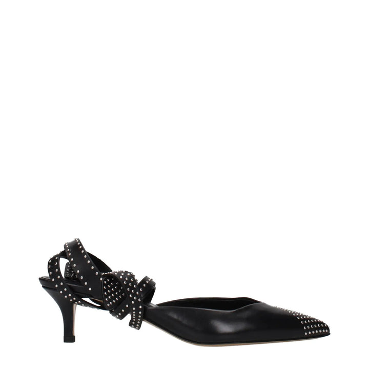 Isabel Marant Sample Sale | Isabel Marant Black Leather High Heel Pumps - | Designer outlet