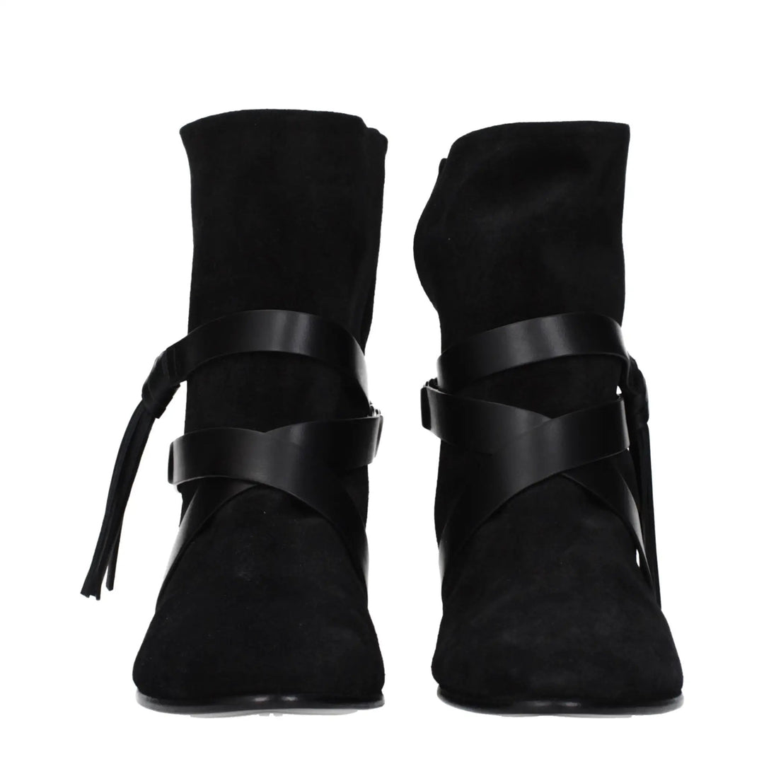 Isabel Marant Sample Sale | Isabel Marant Black Leather Ankle Boots - | Designer outlet