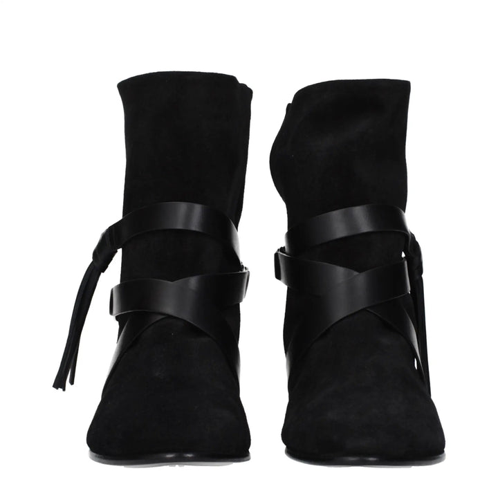 Isabel Marant Sample Sale | Isabel Marant Black Leather Ankle Boots - | Designer outlet