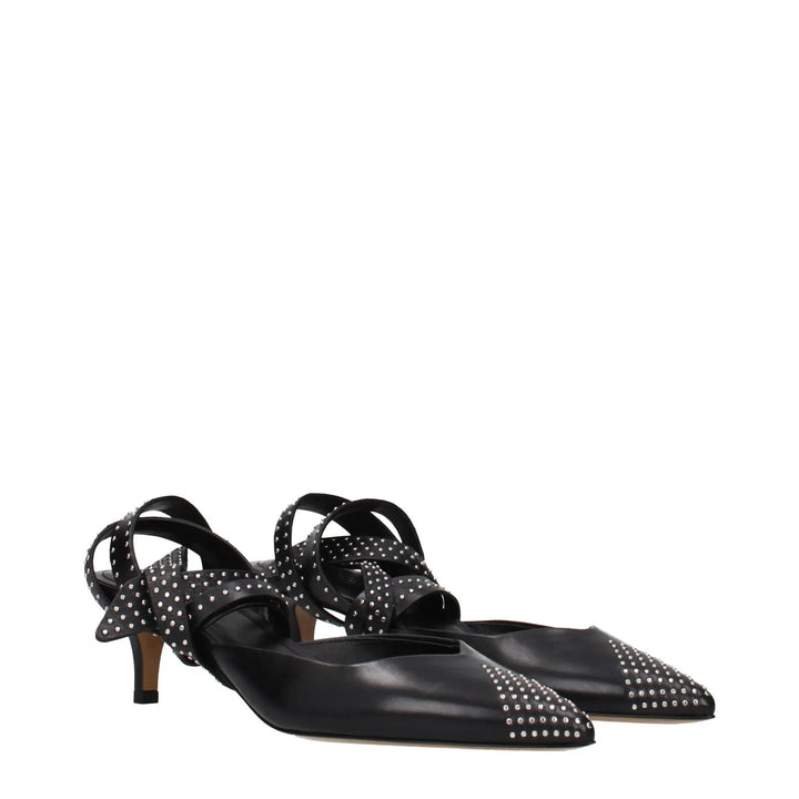 Isabel Marant Sample Sale | Isabel Marant Black Leather High Heel Pumps - | Designer outlet