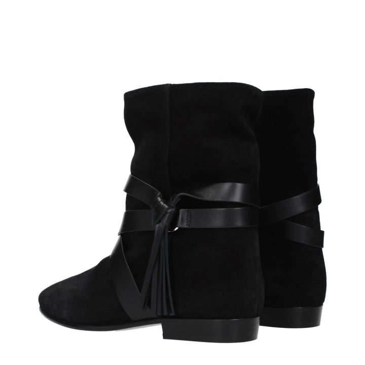 Isabel Marant Sample Sale | Isabel Marant Black Leather Ankle Boots - | Designer outlet
