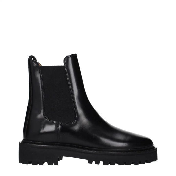 Isabel Marant Sample Sale | Isabel Marant Black Leather Ankle Boots - | Designer outlet