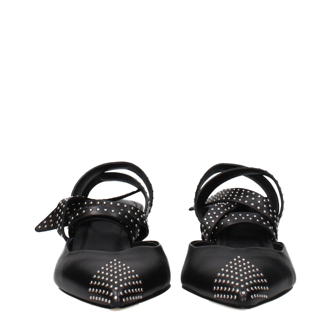 Isabel Marant Sample Sale | Isabel Marant Black Leather High Heel Pumps - | Designer outlet