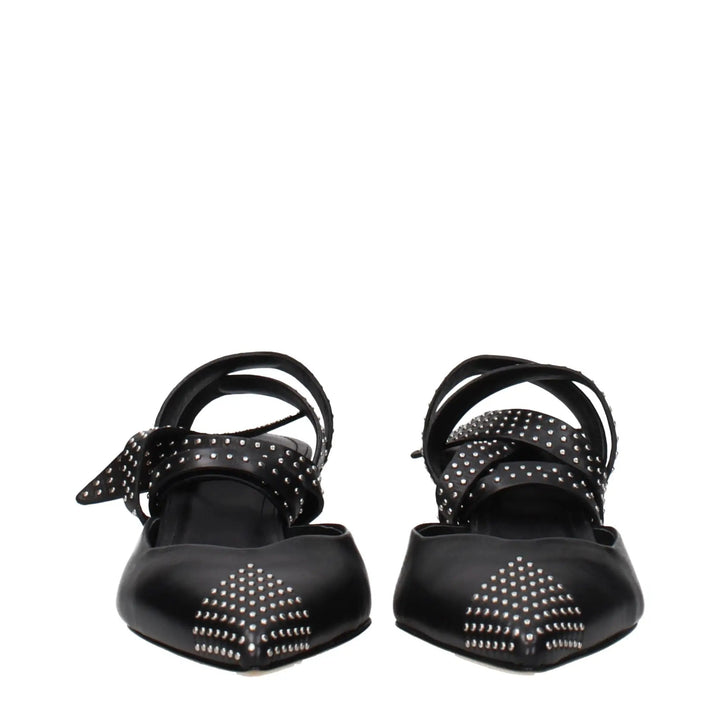 Isabel Marant Sample Sale | Isabel Marant Black Leather High Heel Pumps - | Designer outlet