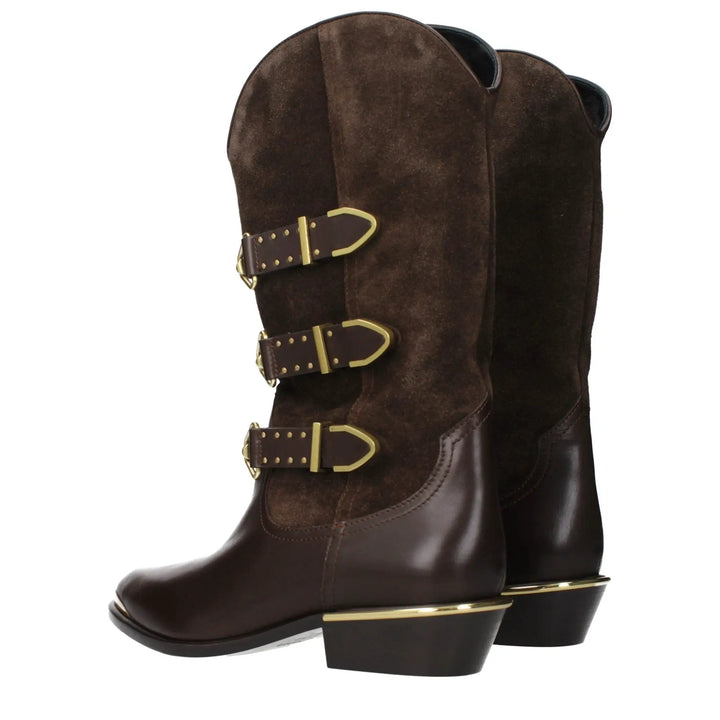Isabel Marant Sample Sale | Isabel Marant Brown Leather Ankle Boots - | Designer outlet