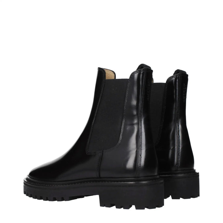 Isabel Marant Sample Sale | Isabel Marant Black Leather Ankle Boots - | Designer outlet