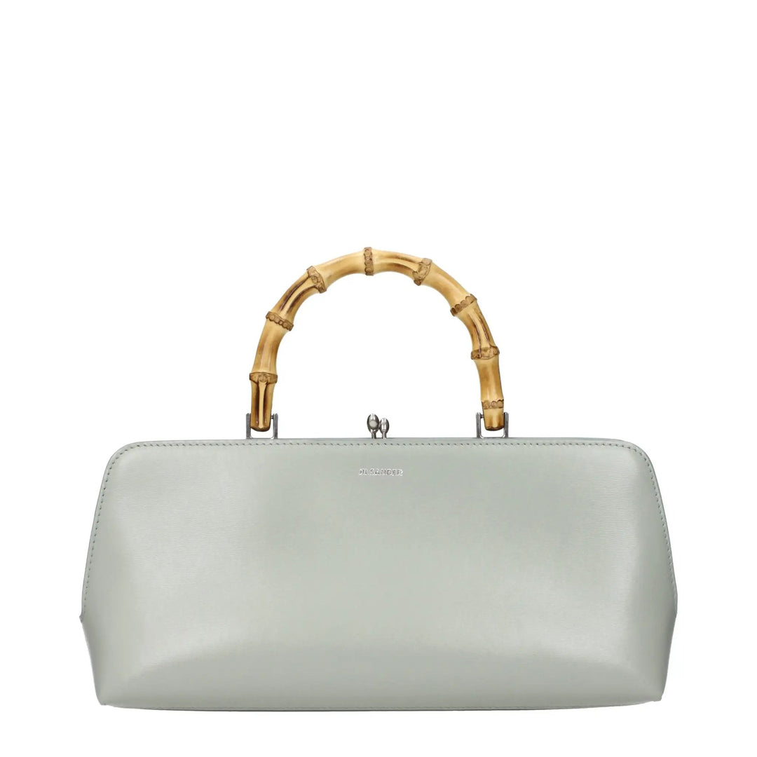 Jil Sander Sample Sale | Jil Sander Green Leather Handbag - | Designer outlet