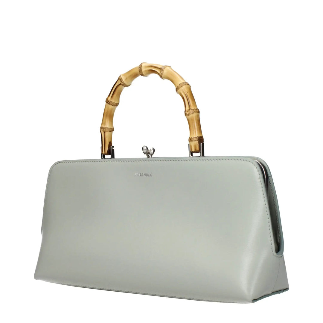 Jil Sander Sample Sale | Jil Sander Green Leather Handbag - | Designer outlet